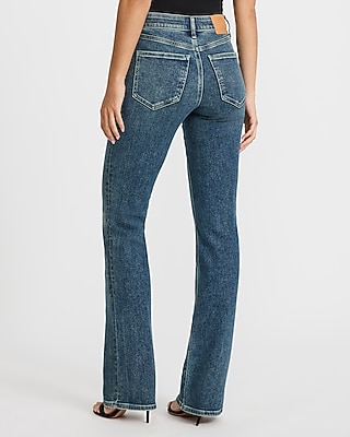 Mid Rise Dark Wash Bootcut Jeans