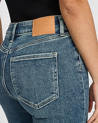 Mid Rise Dark Wash Bootcut Jeans