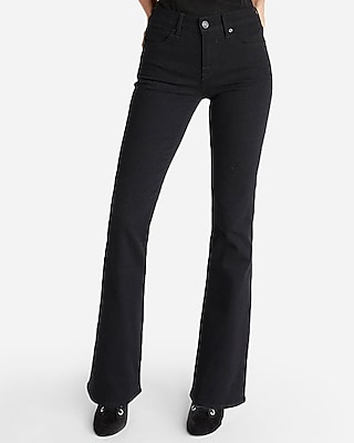 black bootcut jeans