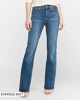womens bootcut jeans long