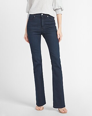 high waist bootcut stretch jeans