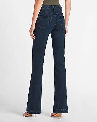 dark wash bootcut jeans