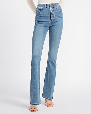 high waisted bootcut jeans