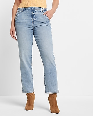 HR STRAIGHT ANKLE SUNSET W BTTN DETAIL 9111640:LIGHT DENIM 21:2 SHORT