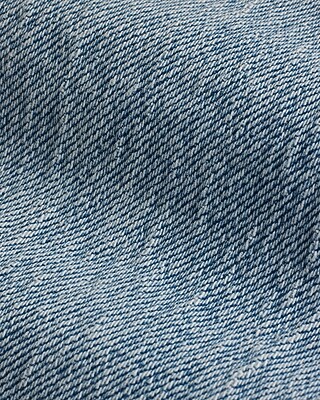 High Waisted Medium Wash Drop Hem Straight Ankle Jeans