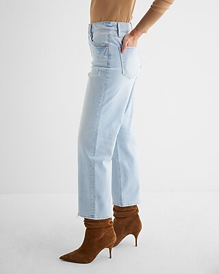 EX HR RELAXED STRAIGHT ANKLE ANETH 9112211:LIGHT DENIM 21:8 REG