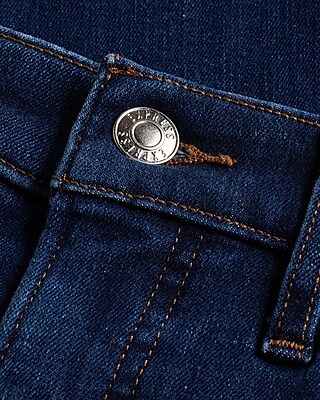 High Waisted Medium Wash Straight Ankle Jeans