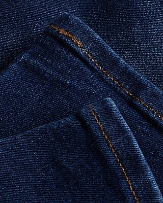 High Waisted Medium Wash Straight Ankle Jeans