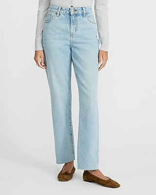Jean Bebock For Express Femme – Taille 4R, Coupe Bootcut, Bleu Délavé