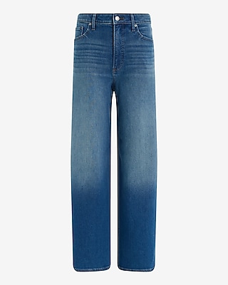 Low Rise Medium Wash Baggy Jeans
