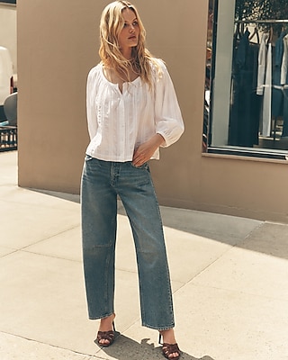 ★ ★ Here is the low rise straight fit light blu Zara Low Rise Straight Leg Jeans Dark Blue | White Fox