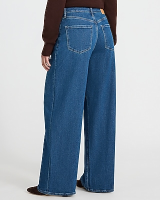 Low Slung Medium Wash Baggy Jeans - image 3