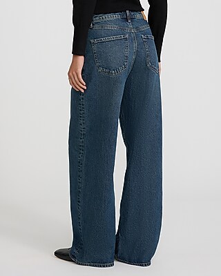 Low Slung Medium Wash Baggy Jeans - image 3