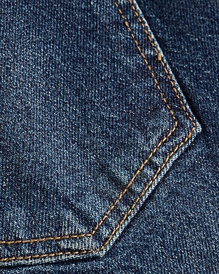 High Waisted Medium Wash Straight Ankle Jeans