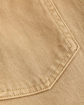 Mid Rise Tan Barrel Jeans