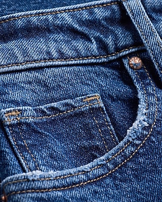 Low Slung Dark Wash Baggy Jeans