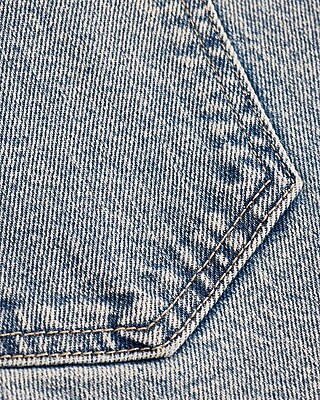 High Waisted Light Wash Relaxed Straight Jeans