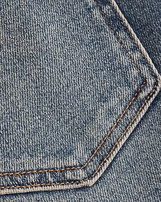 High Waisted Light Wash Straight Ankle Jeans