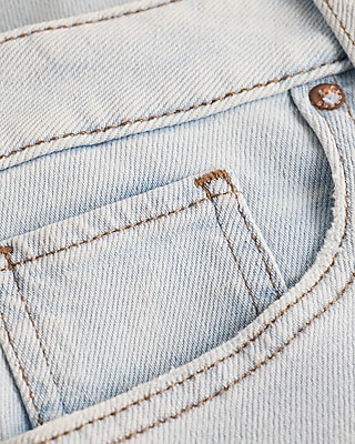 Low Slung Light Wash Baggy Jeans