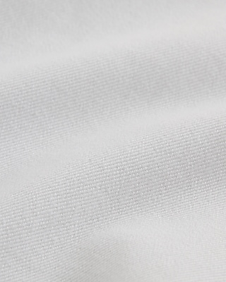 High Waisted White Straight Jeans