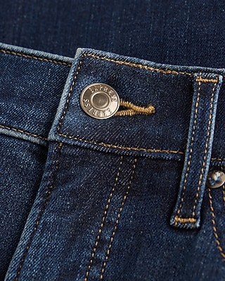 High Waisted Medium Wash Straight Ankle Jeans