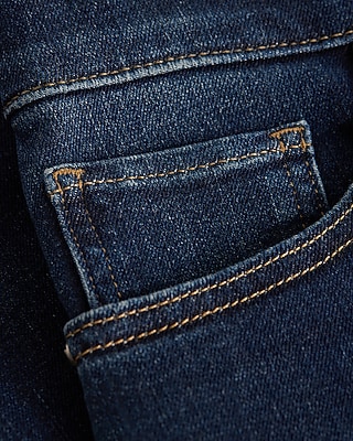 High Waisted Medium Wash Straight Ankle Jeans