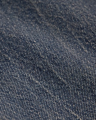 Low Slung Medium Wash Barrel Jeans