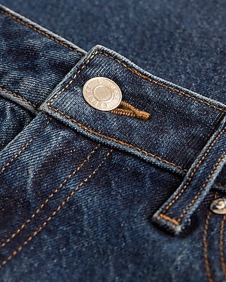 Low Slung Dark Wash Baggy Jeans