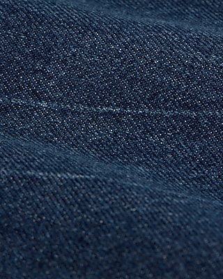 High Waisted Dark Wash Relaxed Straight Jeans