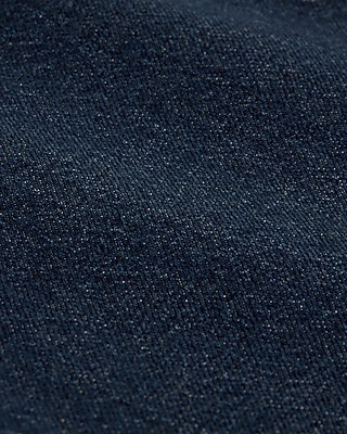 High Waisted Dark Wash Relaxed Straight Jeans