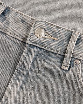 High Waisted Light Wash Relaxed Straight Jeans