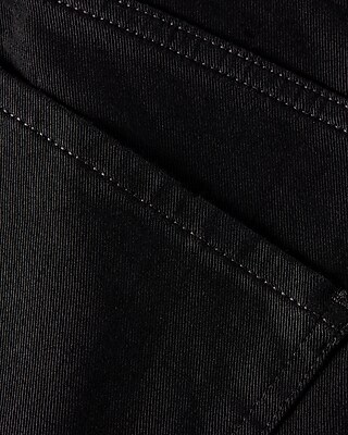 Super High Waisted Black Modern Straight Jeans Express