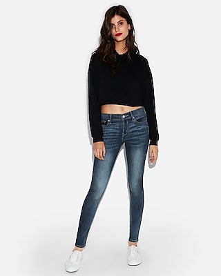 express jeans legging mid rise