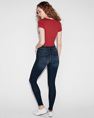 express jeans legging mid rise