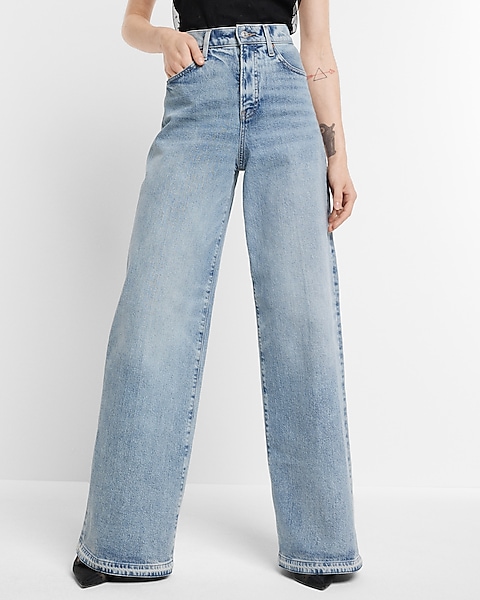 Super High Wide Leg Denim Jeans Super High Wide Leg Denim Jeans
