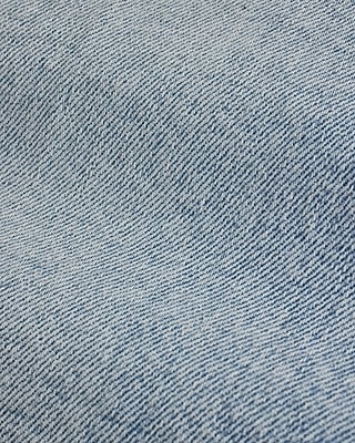 High Waisted Light Wash Pleated Wide Leg Jeans