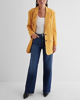 High Waisted Dark Wash Wide Leg Jeans