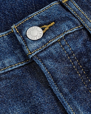 High Waisted Dark Wash Wide Leg Jeans