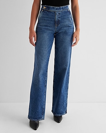 High Waist Pull On Double Cuff Slim Jean – L B L