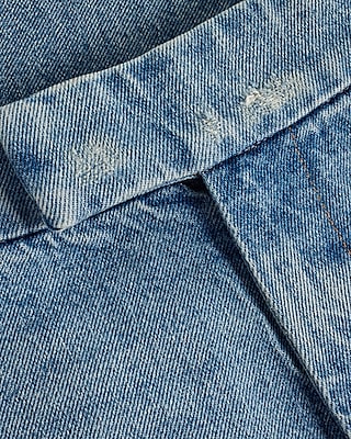High Waisted Medium Wash Wide Leg Jeans