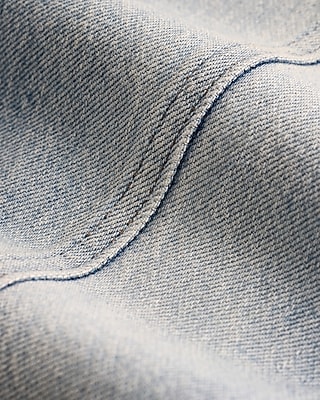High Waisted Light Wash Seamed Wide Leg Jeans