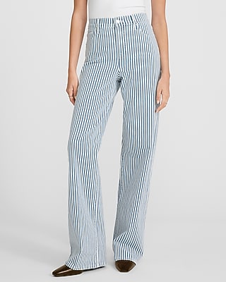 High Waisted Belted Wrap Wide Leg Pant