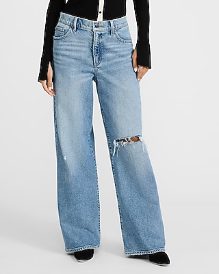 High Waisted Belted Wrap Wide Leg Pant
