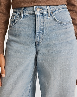 High Waisted Relaxed Wide Leg Stretch Jeans - image 4