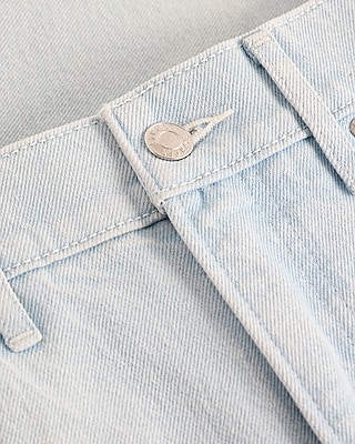 High Waisted Light Wash Wide Leg Jeans