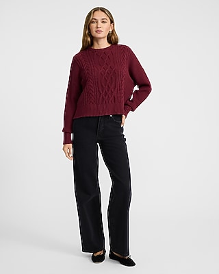 High Waisted Black Wide Leg Jeans