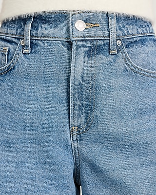 High Waisted Light Wash Relaxed Wide Leg Jeans