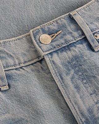 High Waisted Light Wash Wide Leg Jeans