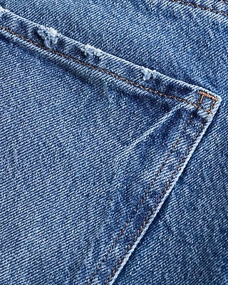High Waisted Relaxed Wide Leg Stretch Jeans