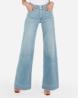 light wide leg jeans